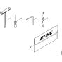 Tools & Extras Assembly for Stihl MS211 MS211C Chainsaws