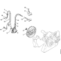 Ignition System Assembly for Stihl MS240 Chainsaws