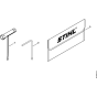 Tools & Extras Assembly for Stihl MS241C Chainsaws