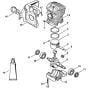 Cylinder MS 290 Assembly for Stihl MS290 Chainsaws