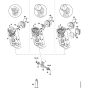 Cylinder & Muffler Assembly for Stihl MS311 Chainsaws