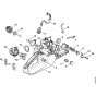 Tank housing Assembly for Stihl MS341 Chainsaws