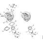 Cylinder Assembly for Stihl MS360 Chainsaws