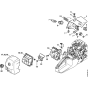 Shroud & Air filter Assembly for Stihl MS361 MS361C Chainsaws