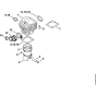Cylinder Assembly for Stihl MS380 Chainsaws