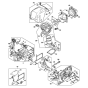 Crankcase, Cylinder, Muffler for Stihl MS 400 C-M Chainsaw