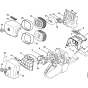 Shroud & Air filter Assembly for Stihl MS440 Chainsaws