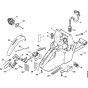 Tank housing Assembly for Stihl MS440 Chainsaws