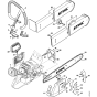 Conversion kit rescue saw (27.2000) & (31.2005) & (15.2007) Assembly for Stihl MS460 Chainsaws