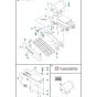 Motor, Pulley & Belts Assembly