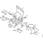 AV system Assembly for Stihl MS640 Chainsaws