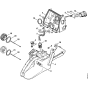 Tank housing Assembly for Stihl MS650 Chainsaws