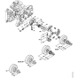 Oil pump & Clutch Assembly for Stihl MS651 Chainsaws