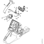 Throttle control Assembly for Stihl MS651 Chainsaws