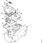 Shroud & Air filter Assembly for Stihl MS720 Chainsaws