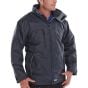 Mercury Jacket Polyester/Pongee fabric Half Fleece Lined Navy Blue 5XL