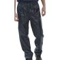 Super B-Dri Over-Trousers Elasticated Waist Studded Ankle Navy Blue SML