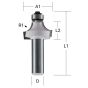 Makita Roundover Bit with Bearing - OEM No. P-55108
