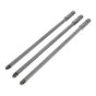 PZ2 Bit 157mm Screwdriver Bits 3pc for Makita BFR550, BFR6843 Screwdrivers - OEM No. P-67773