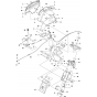 Steering Column Assembly for Husqvarna P524 Riders