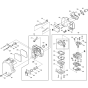 Carburetor Assembly for Makita EBH341U Brushcutters