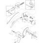 Gear Housing Assembly for Makita ETR2500 Brushcutters