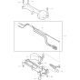 Lever Assembly for Makita RBC2510 Brushcutters