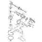 Makita PC5001C Planer Assembly