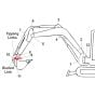 30mm Position 10 Link Pin fits Kubota K008-3 Mini Excavator