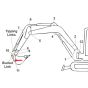 Bush (Position 11) for Kubota KX057-4 Mini Excavator - Replaces RD451 66630
