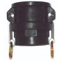 3/4" Type D Camlock X BSPP Female Polyprop