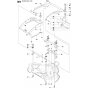 94cm Cutting Deck Assembly-2 for Husqvarna PR17 Riders