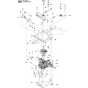 Chassis Rear Assembly for Husqvarna PR17 AWD Riders