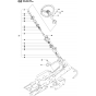 Steering Assembly-2 for Husqvarna PROFLEX 21 Riders