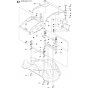 44"/112cm Cutting Deck Assembly-2 for Husqvarna PROFLEX 21 Riders