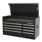 Topchest 8 Drawer 1040mm Heavy-Duty Black Sealey Part No. PTB104008