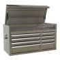 Topchest 8 Drawer 1055mm Stainless Steel Heavy-Duty Sealey Part No. PTB104008SS