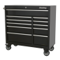 Rollcab 11 Drawer 1055mm Heavy-Duty Black Sealey Part No. PTB105511