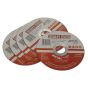 Cutting Disc Dia.115 x 1.2mm 22mm Bore Pack of 5 Sealey Part No. PTC/115CET5