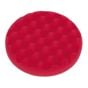 Buffing & Polishing Foam Head Hook & Loop Dia.150 x 25mm Red/Ultra Soft Sealey Part No. PTCCHW150R