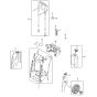 Back Assembly for Husqvarna PW 480