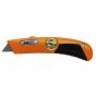 Quickblade Self -Retracting Knife with Die-Cast body & Rubber Grip