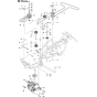 Transmission Assembly for Husqvarna R111 B Riders