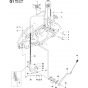 Controls Assembly-1 for Husqvarna R111 B5 Riders