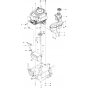 Engine Assembly for Husqvarna R115 C Riders