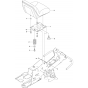 Seat Assembly for Husqvarna R13 C5 Riders