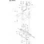 Chassis Rear Assembly-2 for Husqvarna R13 C5 Riders