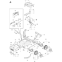 Chassis & Enclosures Assembly for Husqvarna R148 SV Lawn Mowers