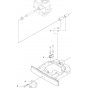 Chassis Rear Assembly-1 for Husqvarna R214 T Riders