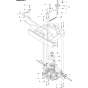 Chassis Rear Assembly-2 for Husqvarna R214 T Riders